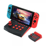 Nintendo Switch/Switch Lite Arkade Spillkontroll med Joystick Svart/Rød