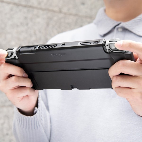 Spigen Nintendo Switch OLED Deksel Thin Fit Svart