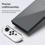 Spigen Nintendo Switch OLED Skjermbeskytter GLAS.tR EZ Fit 2-pakning