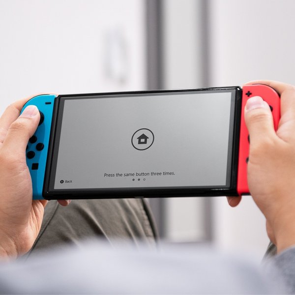 Spigen Nintendo Switch OLED Skjermbeskytter GLAS.tR EZ Fit 2-pakning
