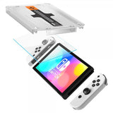 Spigen Nintendo Switch OLED Skjermbeskytter GLAS.tR EZ Fit 2-pakning