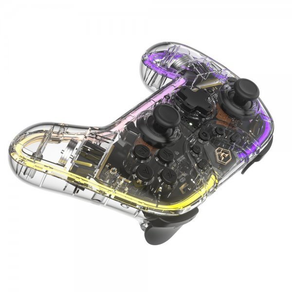 Aolion Nintendo Switch Controller Transparent RGB