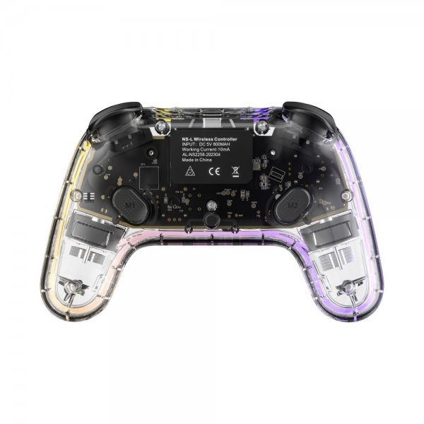 Aolion Nintendo Switch Controller Transparent RGB