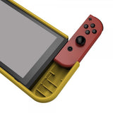 Nintendo Switch etui karbonfiber mønster gul