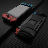 Nintendo Switch etui med karbonfiber mønster svart