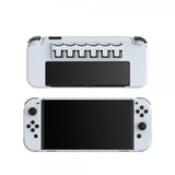 Dobe Nintendo Switch etui med stativ og 6 spillplasser hvit