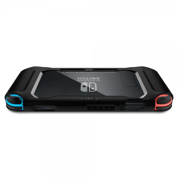Spigen Nintendo Switch Deksel Rugged Armor Matte Black
