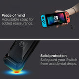 Spigen Nintendo Switch Deksel Rugged Armor Matte Black