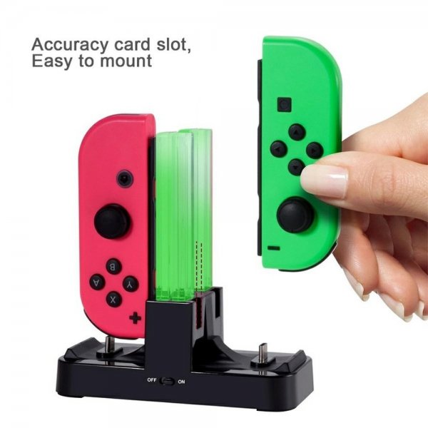Dobe Nintendo Switch kontroller ladestasjon