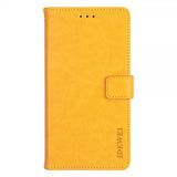 Nokia G11/G21 Etui Skinntekstur Gul