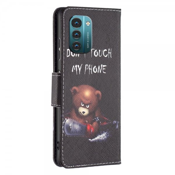 Nokia G11/G21 Etui Motiv Bjørn Motorsag