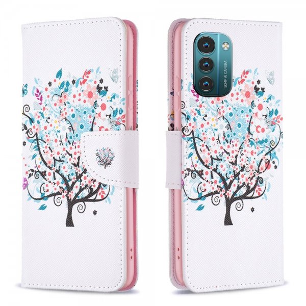 Nokia G11/G21 Etui Motiv Blomstertrær