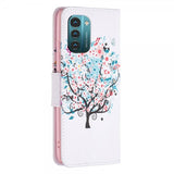 Nokia G11/G21 Etui Motiv Blomstertrær