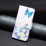 Nokia G11/G21 Etui Motiv Sommerfugler Og Blomster