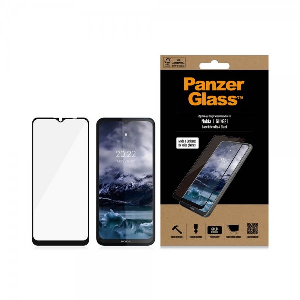 PanzerGlass Nokia G11/G21 Skjermbeskytter Edge-to-Edge Case Friendly