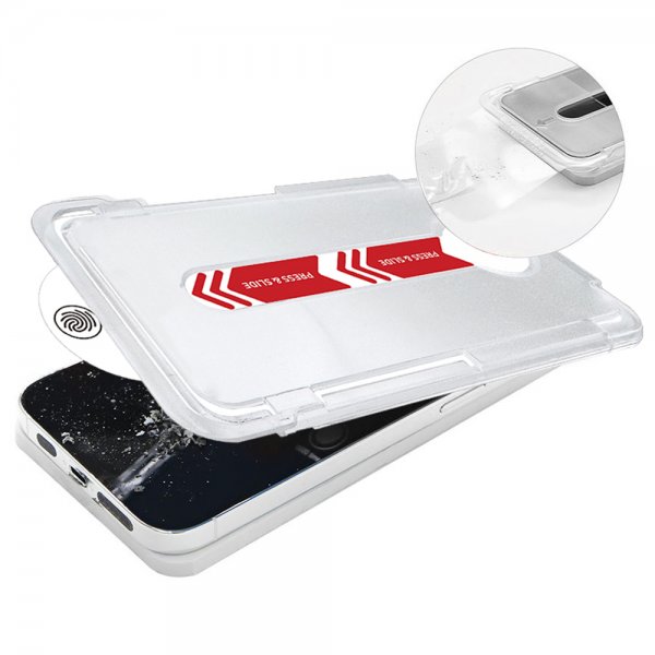 Nordic Covers iPhone 15 Pro Skjermbeskytter Glasberga EasyApply