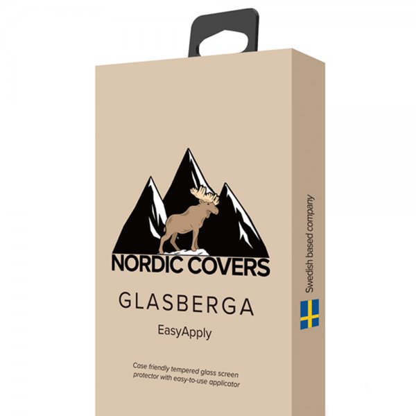 Nordic Covers iPhone 15/iPhone 16 Skjermbeskytter Glasberga EasyApply