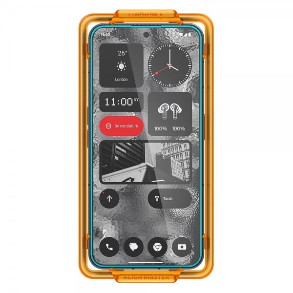 Spigen Nothing Phone (2) Skjermbeskytter GLAS.tR ALIGNmaster 2-pakning