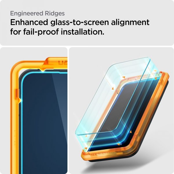 Spigen Nothing Phone (2) Skjermbeskytter GLAS.tR ALIGNmaster 2-pakning