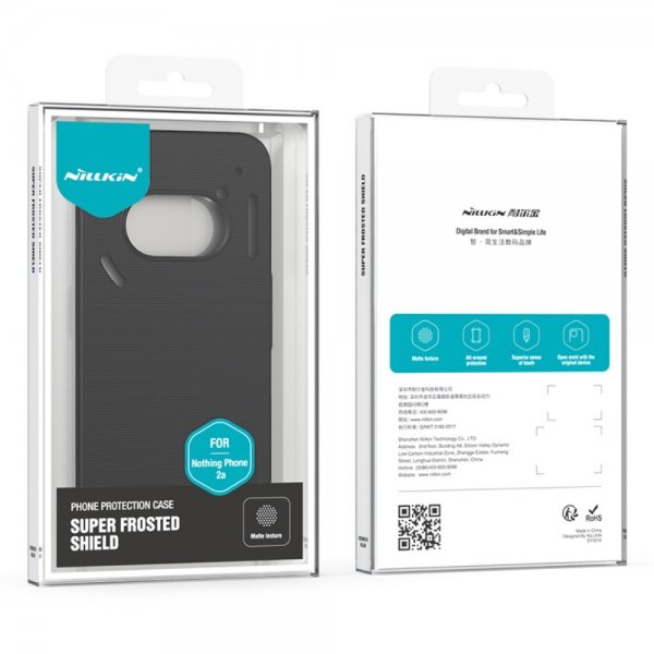 Nillkin Nothing Phone (2a) Deksel Super Frosted Shield Svart
