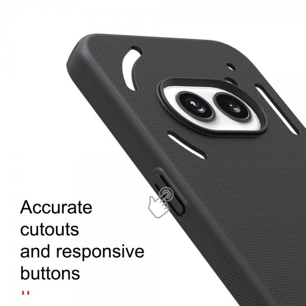 Nillkin Nothing Phone (2a) Deksel Super Frosted Shield Svart