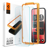 Spigen Nothing Phone (2a) Skjermbeskytter GLAS.tR ALIGNmaster 2-pakning