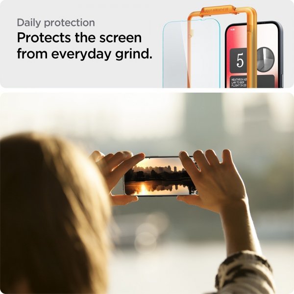 Spigen Nothing Phone (2a) Skjermbeskytter GLAS.tR ALIGNmaster 2-pakning