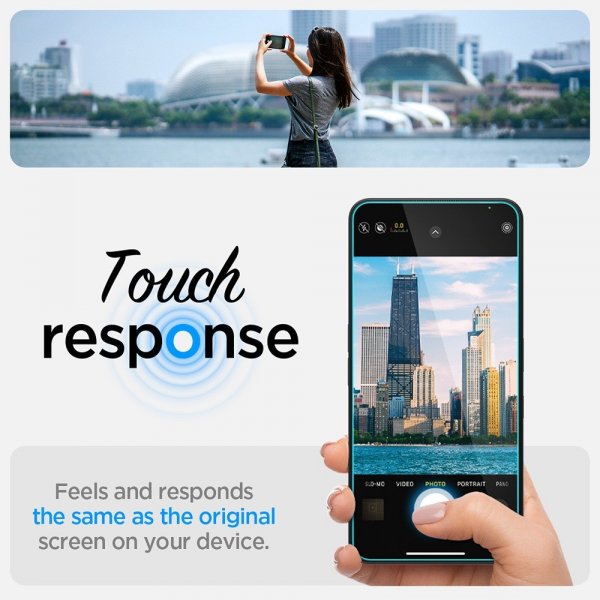 Spigen Nothing Phone 3 Skjermbeskytter GLAS.tR EZ Fit 2-pakning
