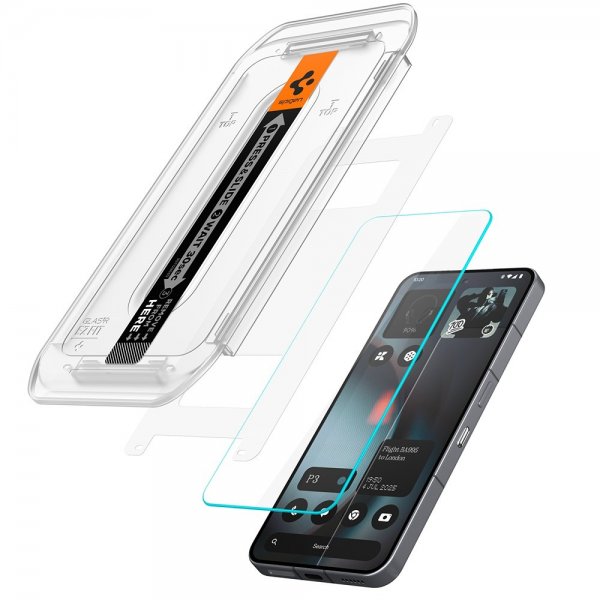 Spigen Nothing Phone 3 Skjermbeskytter GLAS.tR EZ Fit 2-pakning