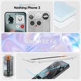 Spigen Nothing Phone 3 Skjermbeskytter GLAS.tR EZ Fit 2-pakning