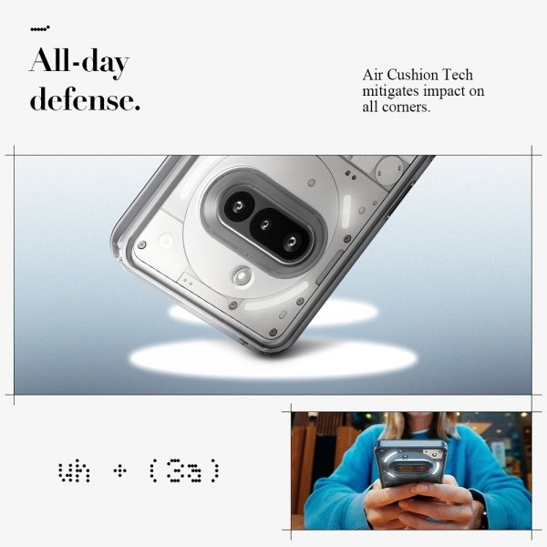 Spigen Nothing Phone (3a) Deksel Ultra Hybrid Space Crystal
