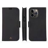 dbramante1928 iPhone 13 Pro Etui New York Avtakbart Deksel Night Black