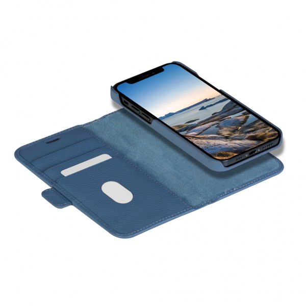 dbramante1928 iPhone 13 Pro Etui New York Avtakbart Deksel Ultra Marine Blue