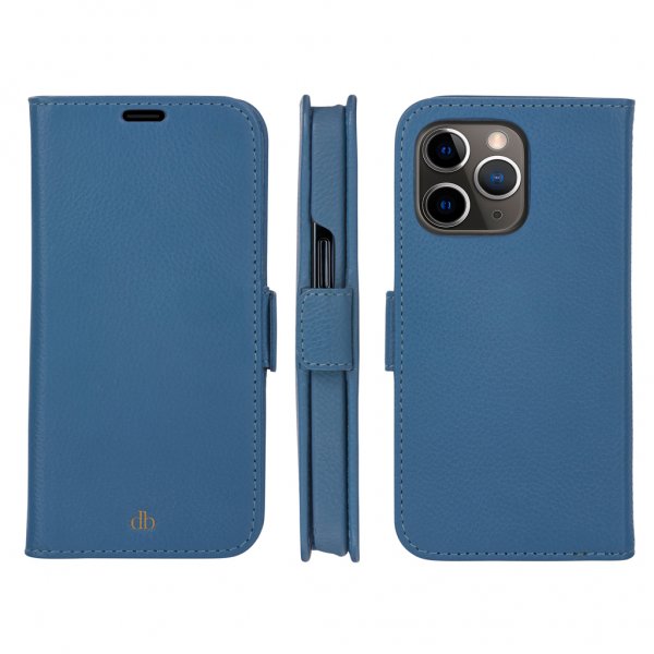 dbramante1928 iPhone 13 Pro Etui New York Avtakbart Deksel Ultra Marine Blue