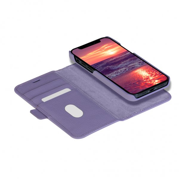 dbramante1928 iPhone 13 Pro Max Etui New York Avtakbart Deksel Daybreak Purple