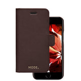 dbramante1928 iPhone 7/8/SE Etui New York Löstagbart Deksel Dark Chocolate
