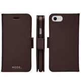 dbramante1928 iPhone 7/8/SE Etui New York Löstagbart Deksel Dark Chocolate
