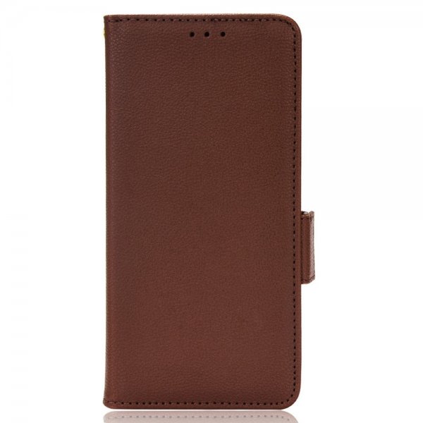 OnePlus 10 Pro Etui Litchi Brun