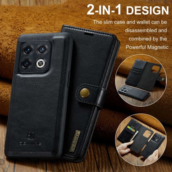 Dg.Ming OnePlus 10 Pro Etui Avtagbart Deksel Svart