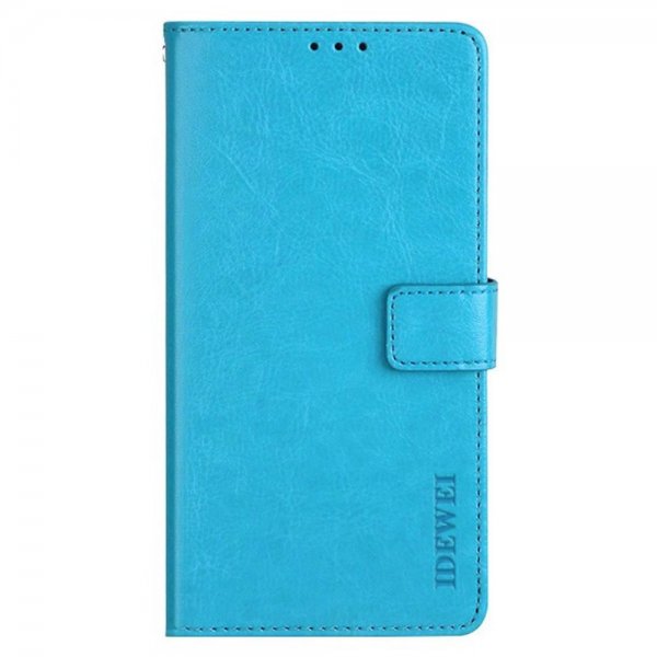 OnePlus 11 Etui Skinntekstur Lyseblå