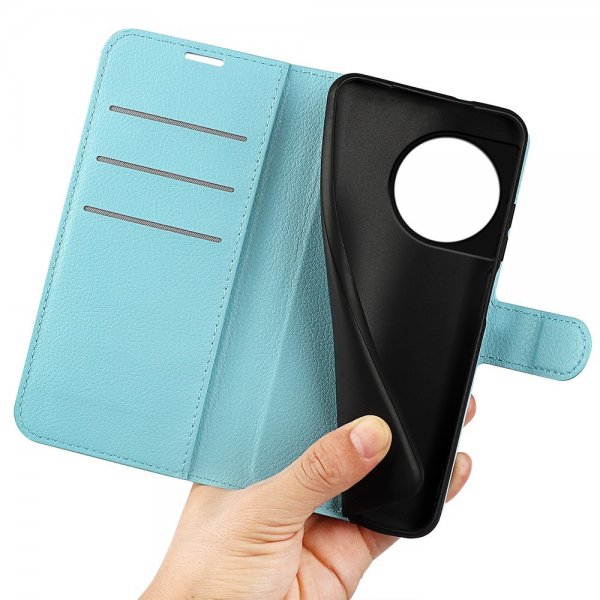 OnePlus 11 Etui Litchi Blå