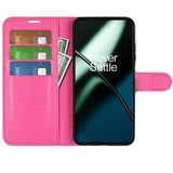 OnePlus 11 Etui Litchi Magenta