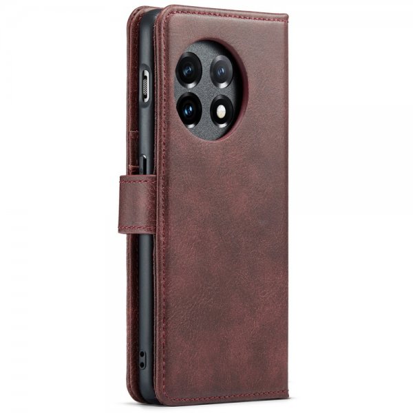 Dg.Ming OnePlus 11 Etui Avtagbart Deksel Rød