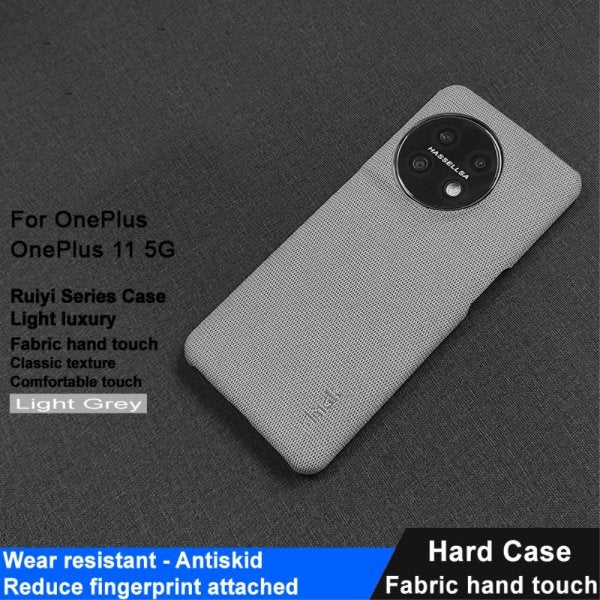 Imak OnePlus 11 Deksel Ruiyi Series Lysegrå