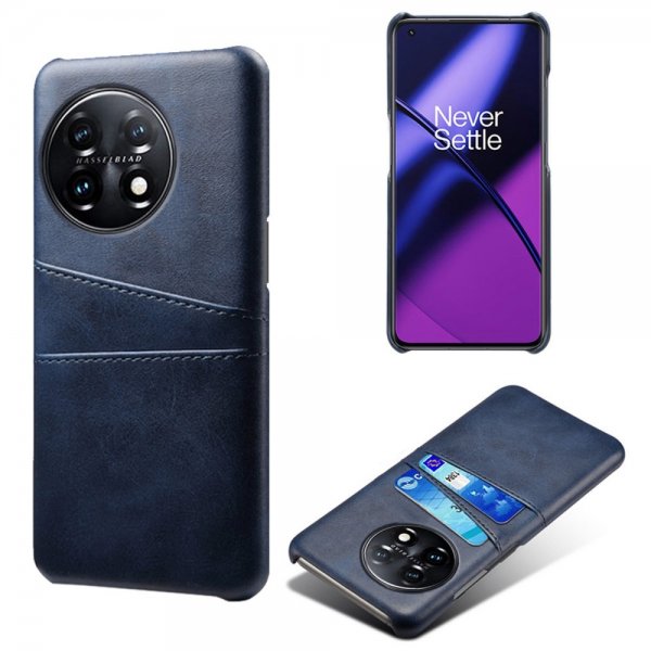 OnePlus 11 Deksel To Kortlommer Blå