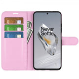 OnePlus 12 Etui Litchi Rosa