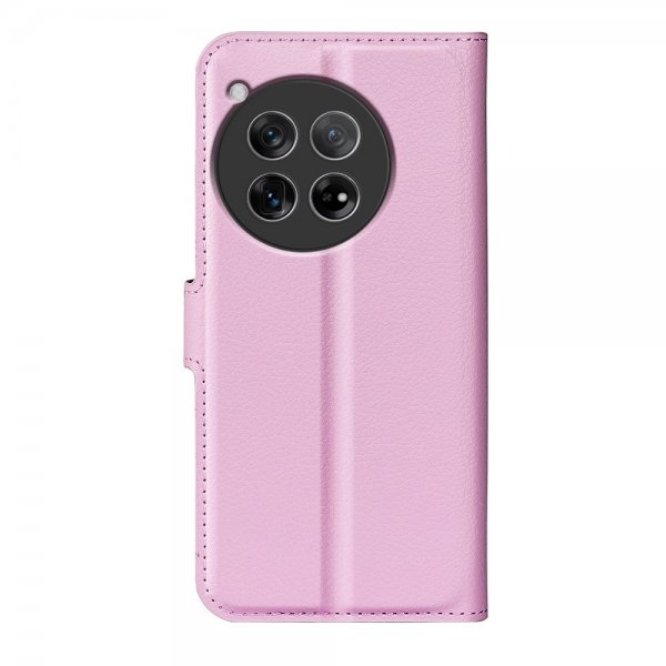 OnePlus 12 Etui Litchi Rosa