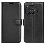 OnePlus 12 Etui Litchi Svart