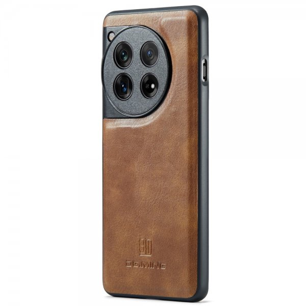 Dg.Ming OnePlus 12 Etui Avtagbart Deksel Brun