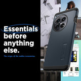 Spigen OnePlus 12 Deksel Tough Armor Metal Slate